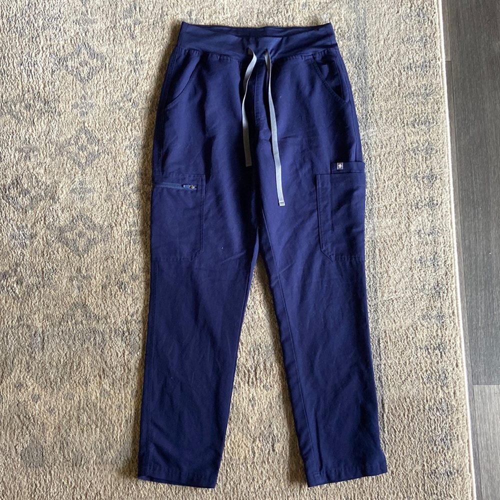 Figs High Waisted Yola Skinny Scrub